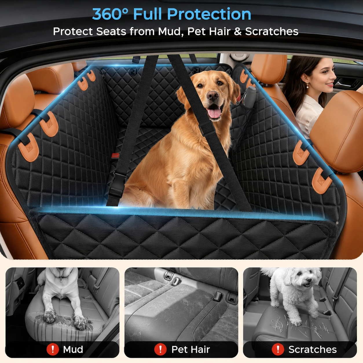 Lunvera™ Dog Car Seat Cover